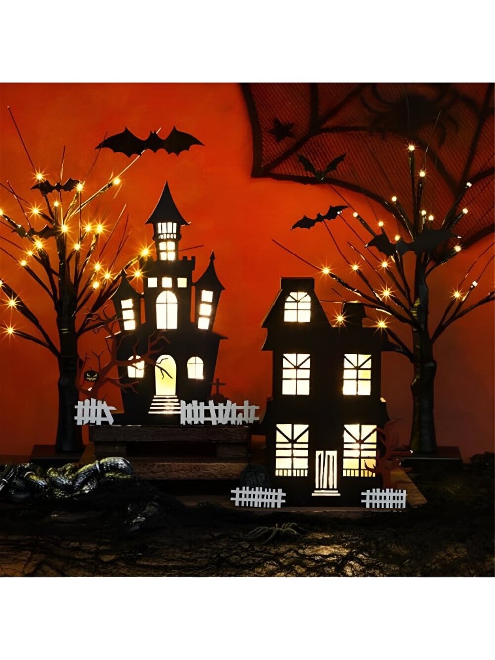 4 Pcs Halloween Table Decorations Indoor